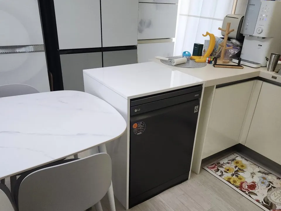 인천 연수구 송도동 LG 디오스 식기세척기 맞춤 상부장 설치